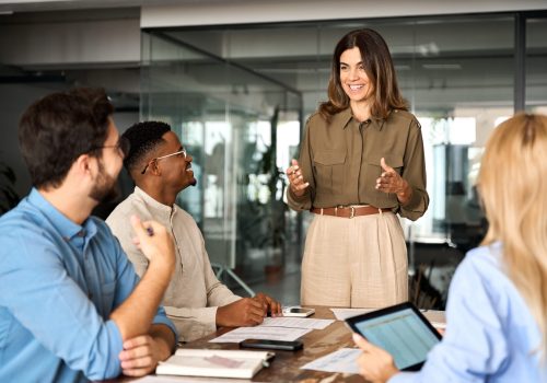 Happy,Middle,Aged,Business,Woman,Executive,Ceo,Leader,Discussing,Project Happy,Middle,Aged,Business,Woman,Executive,Ceo,Leader,Discussing,Project