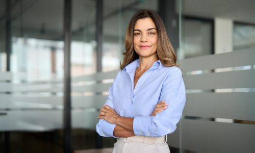Confident,Smiling,Middle,Aged,Business,Woman,Attorney,,45,Years,Old